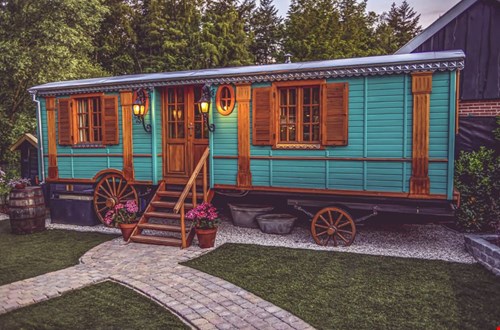 Authentieke pipowagen